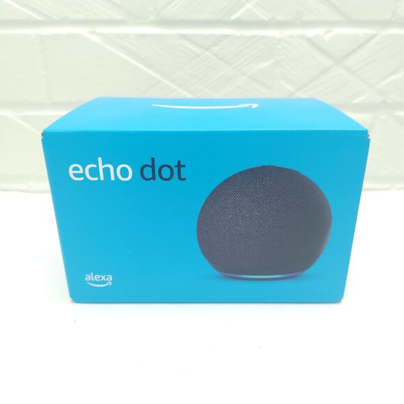 New Amazon Echo Dot 5th Generation Smart Speaker with Alexa Charcoal - Sealed - Picture 1 of 6